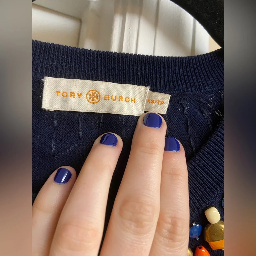 NWOT Tory Burch Beaded Top